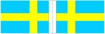Bandiera della Marina Mercantile della Svezia